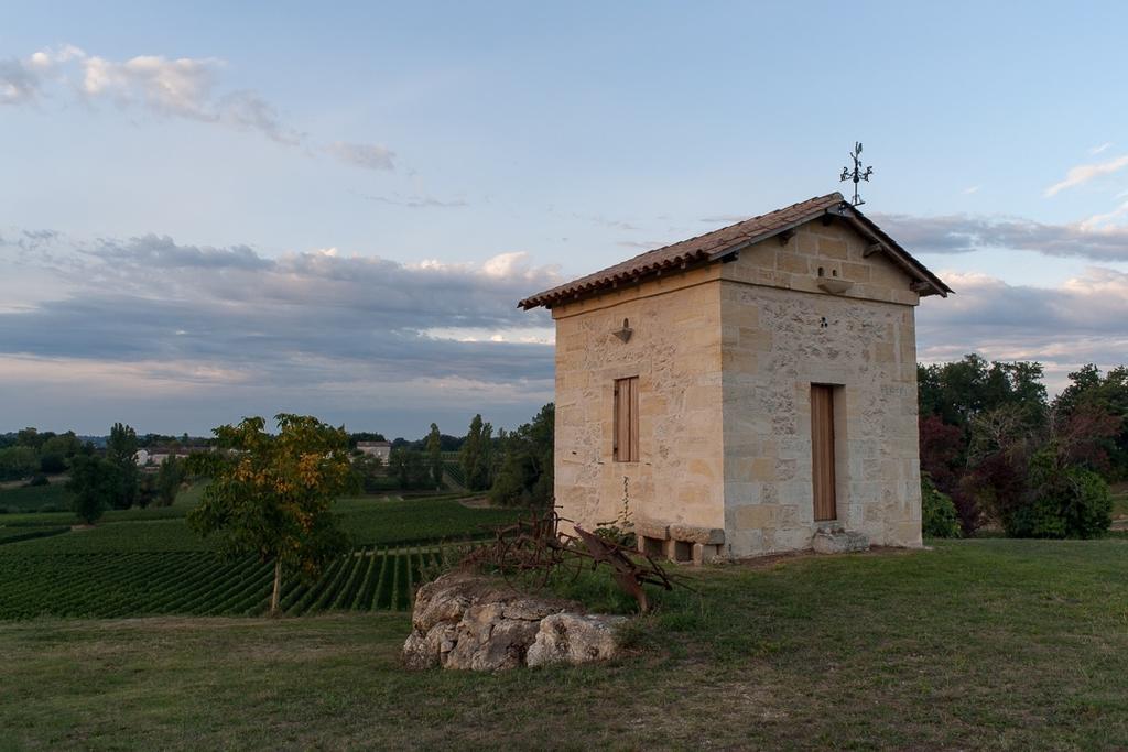 Les Raisins Du Bonheur Bed & Breakfast Puisseguin Bagian luar foto