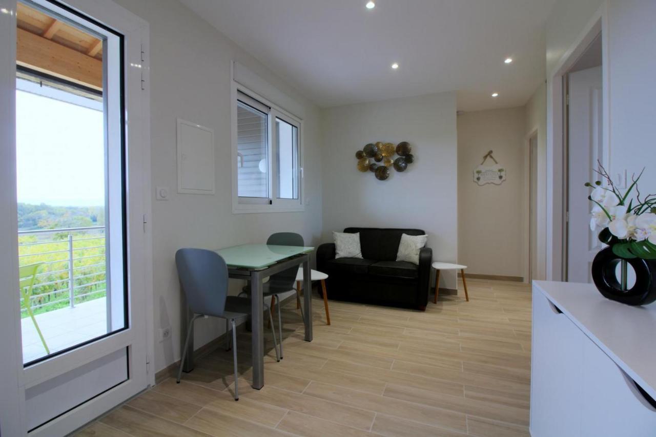 Les Raisins Du Bonheur Bed & Breakfast Puisseguin Bagian luar foto